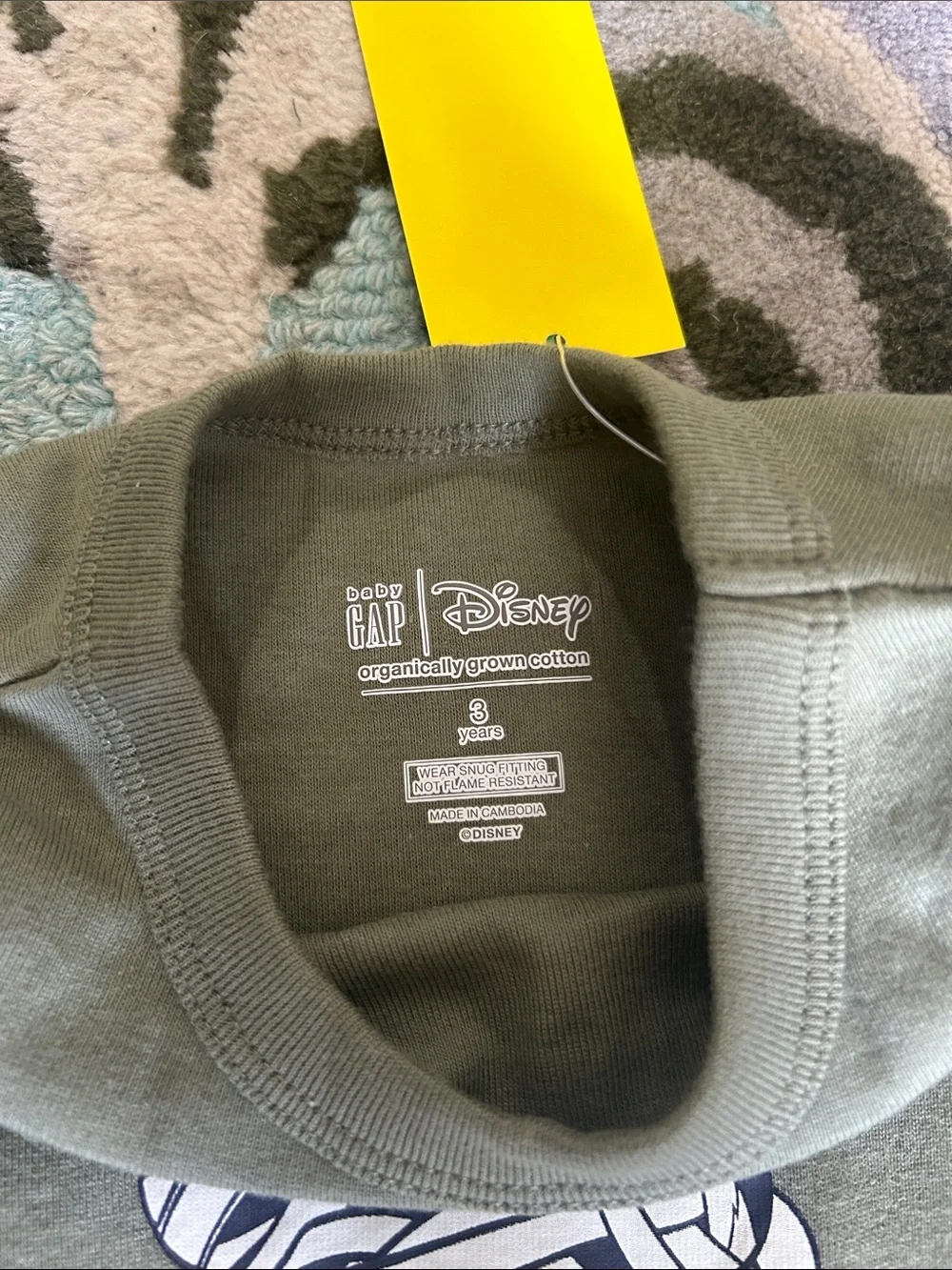 GAP Navy Polka Dot & Olive Mickey PJ Two-Pack Organic